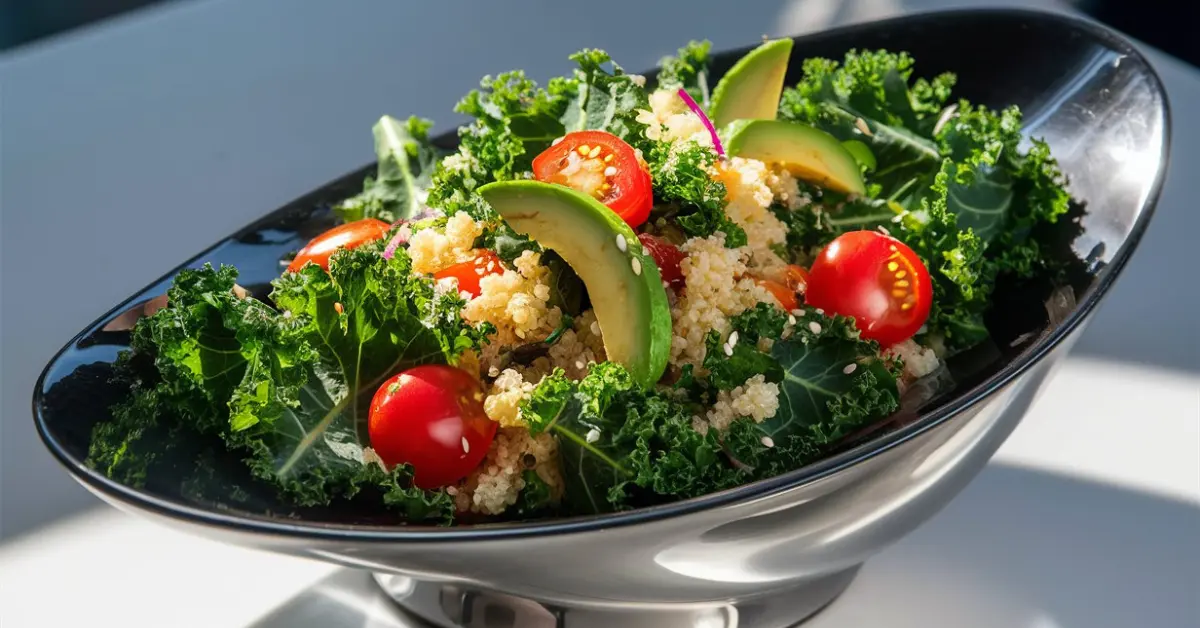 kale and quinoa salad