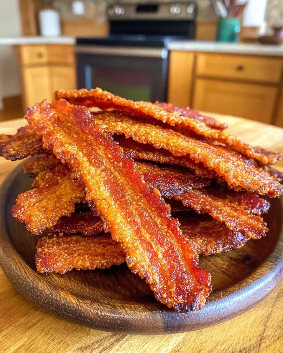 Crispy & Smoky Vegan Bacon Strips - Recipes Horizon