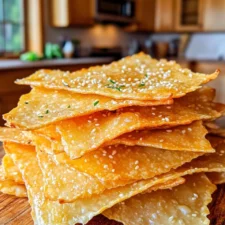 Crunchy Chickpea Flour Crackers: Healthy Snack Recipe