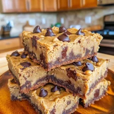 Fudgy & Sweet Chickpea Peanut Butter Blondies