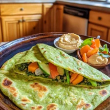 High-Protein Gluten-Free Spinach Flatbread