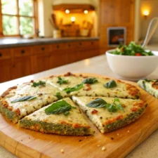 Nutritious Spinach Quinoa Protein Flatbread
