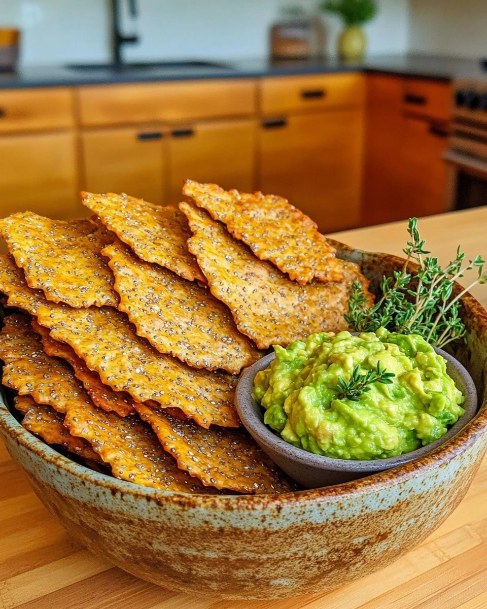 Chia & Flax Seed Crackers: Healthy Crunch for Snack Time