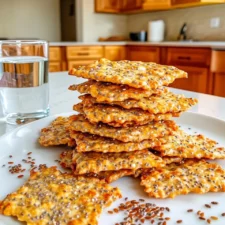 Crunchy Flax & Chia Seed Crackers: Healthy Homemade Keto Snack Recipe