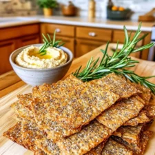 Guilt-Free Crunch Delicious Chia & Flax Seed Crackers