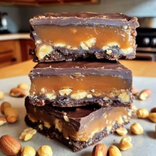 Guilt-Free Treat: Creamy Date Caramel Snickers Bars