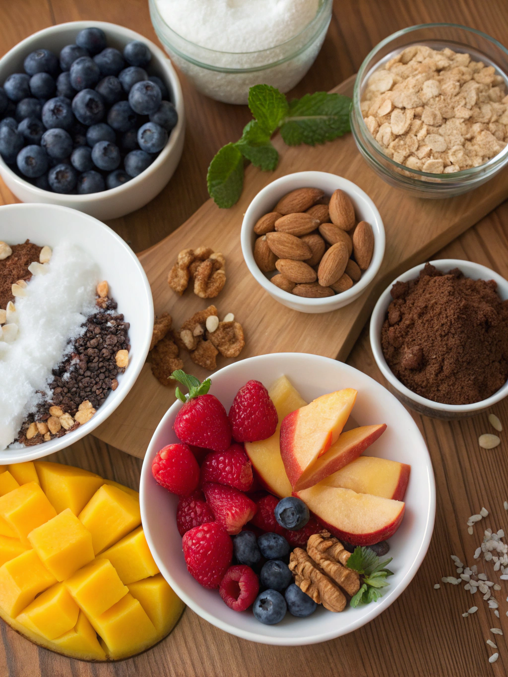 Ingredients for Whole Food Plant-Based Desserts