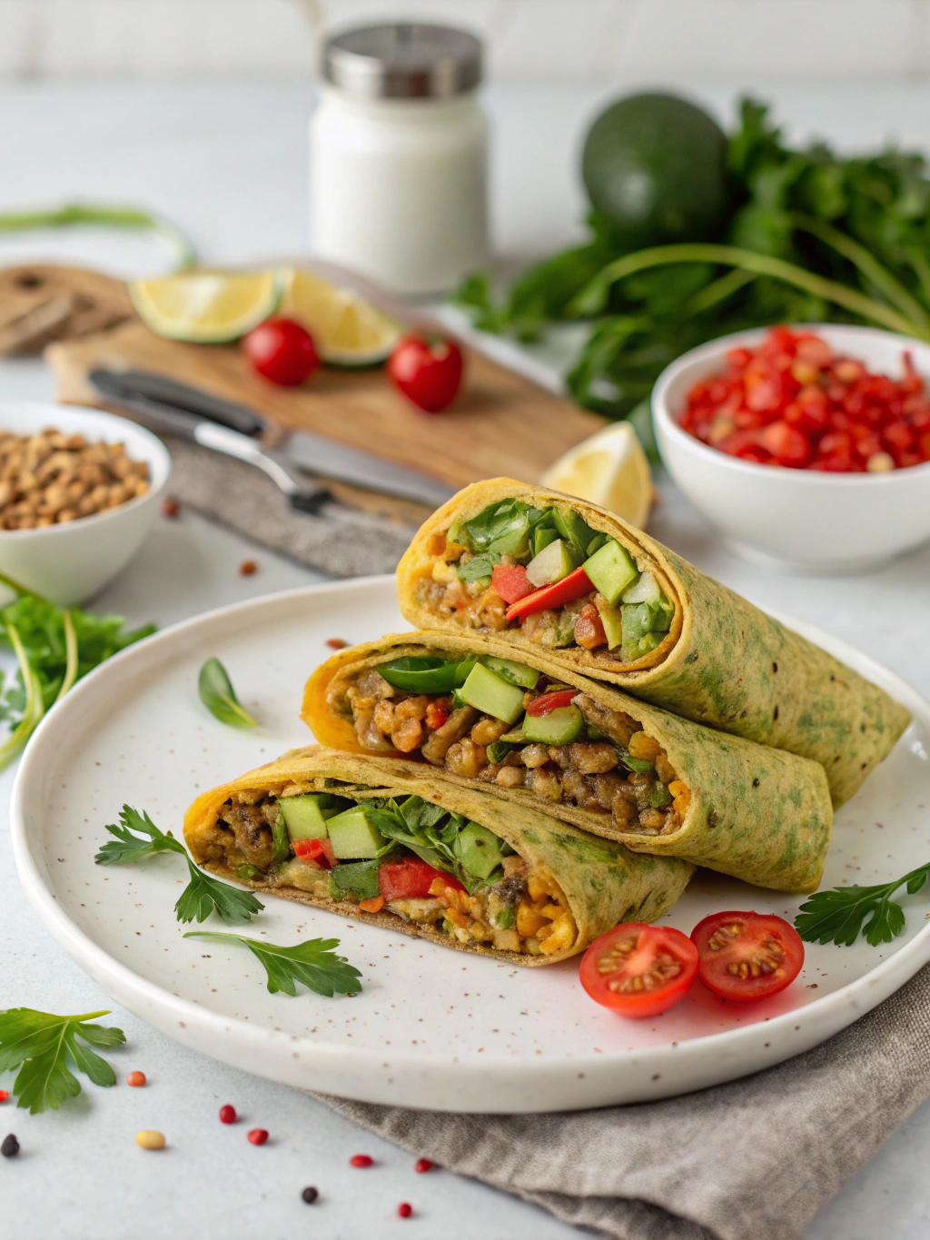 High-Protein Lentil & Veggie Wraps: Boost Your Meal