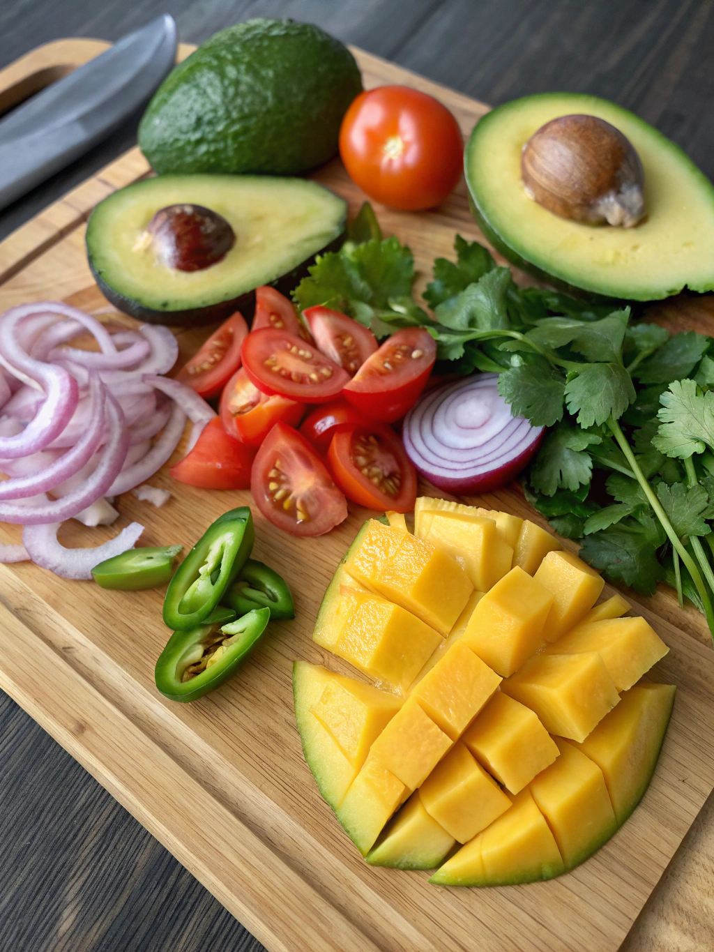 Mango Avocado Salsa Ingredients