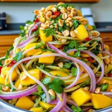 15-Minute Spicy Thai Green Mango Salad Recipe | Authentic & Healthy
