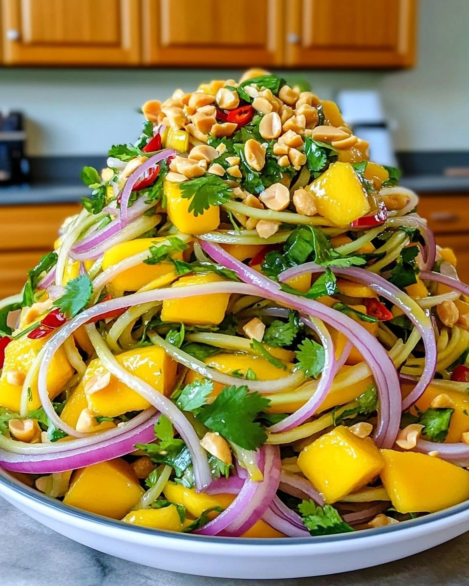 15-Minute Spicy Thai Green Mango Salad Recipe | Authentic & Healthy - Recipes Horizon
