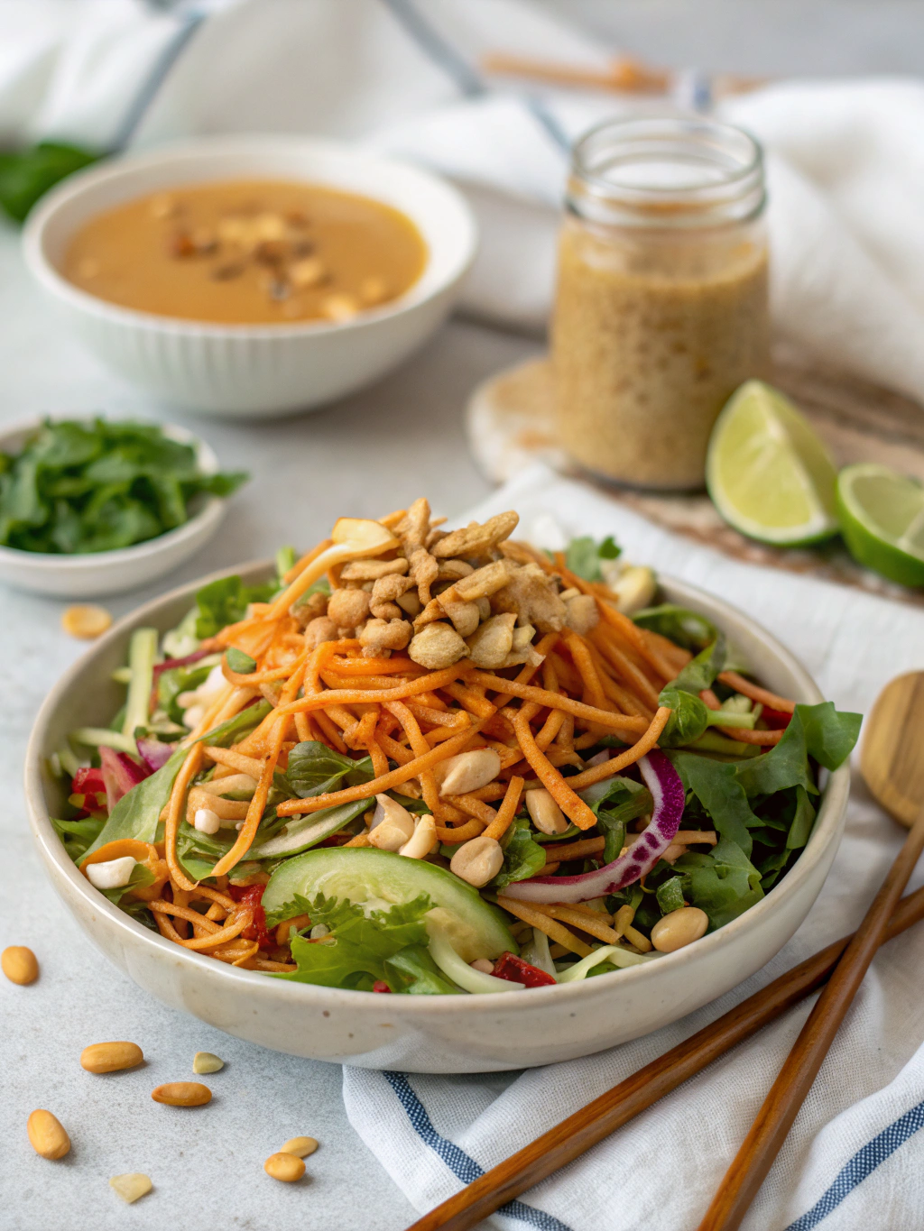 Thai Crunch Salad with Peanut Lime Dressing: 5 Best Ways to Make It - Recipes Horizon