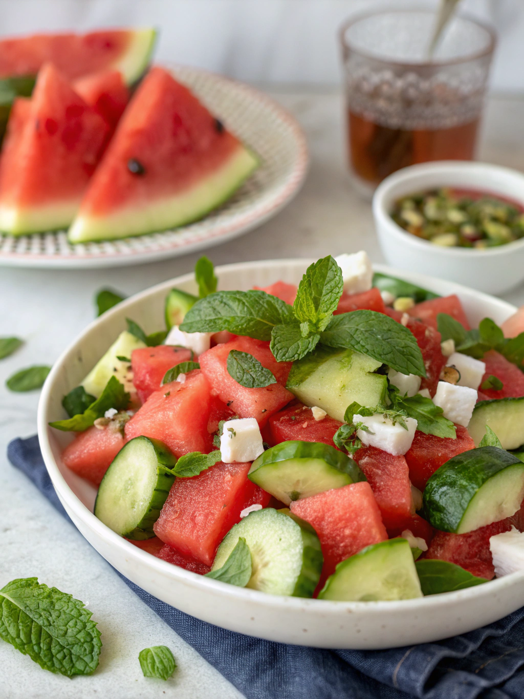Watermelon Cucumber Mint Salad: 7 Reasons Summer Favorite