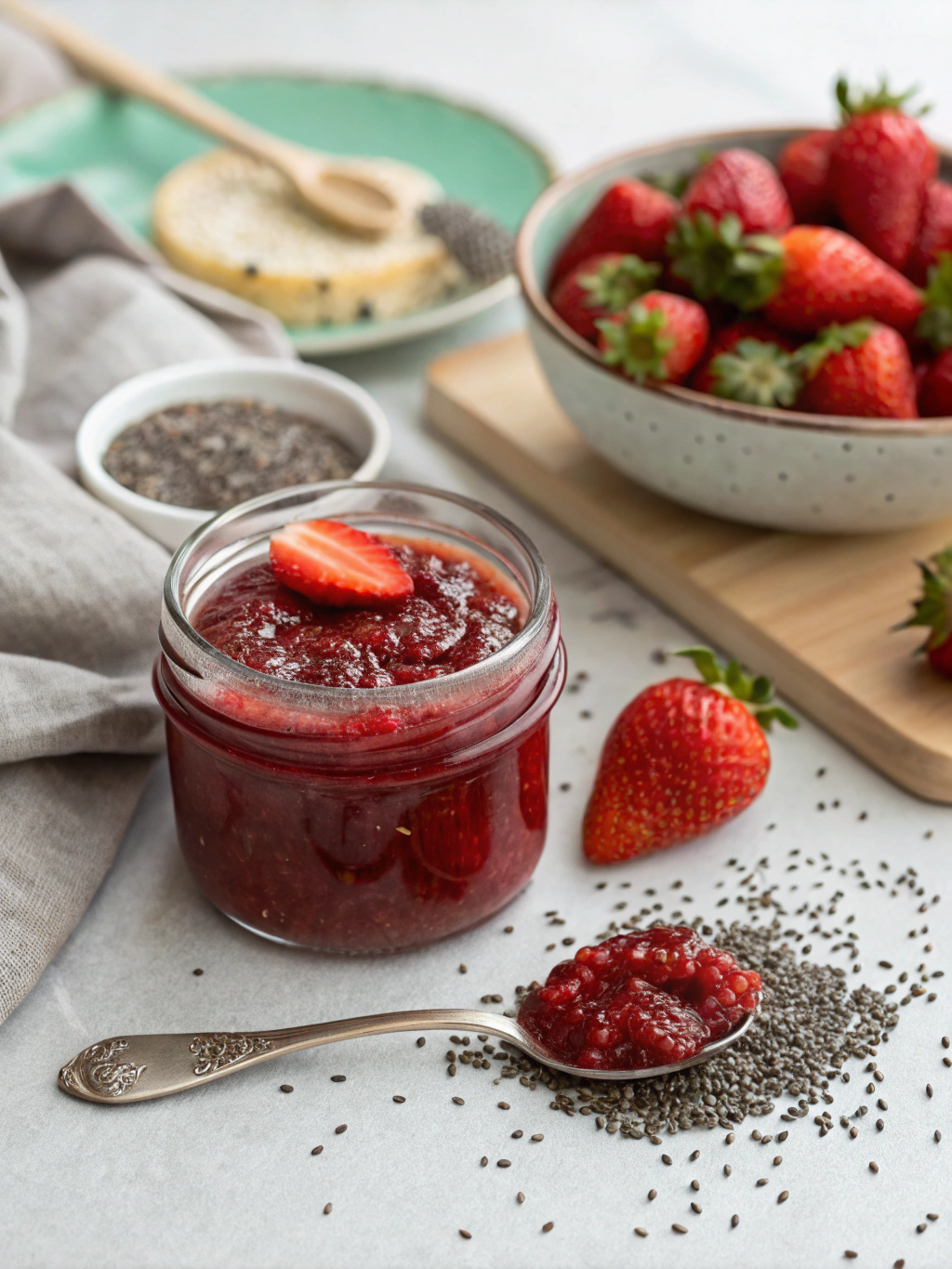 Strawberry Chia Jam: 5 Easy Steps to a Healthy, Delicious Spread - Recipes Horizon