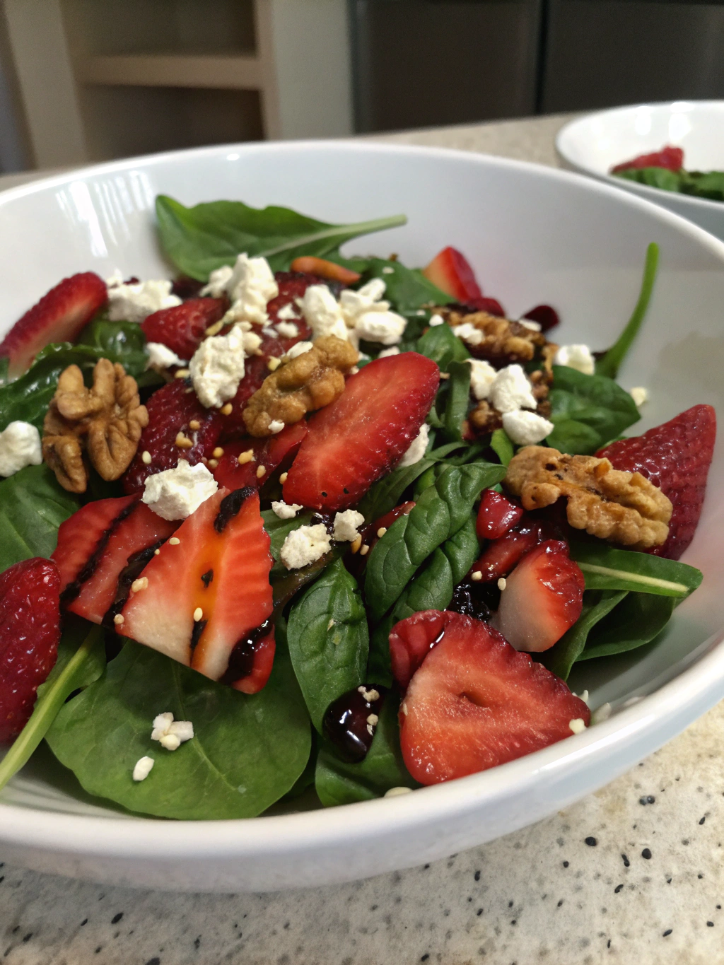 Strawberry Spinach Salad Ingredients