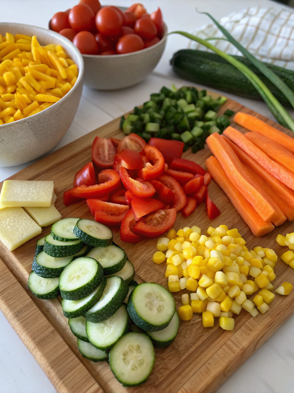 Summer Veggie Stir-Fry Ingredients