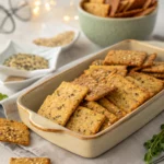 Baked Superseed Snack Crackers
