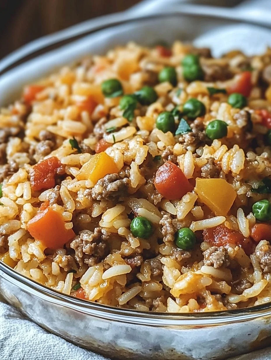 Hamberger Rice Easy Hamburger Rice Casserole