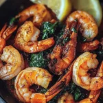 Delicious Sizzlin Shrimp Power Plate with vibrant veggies and spices.