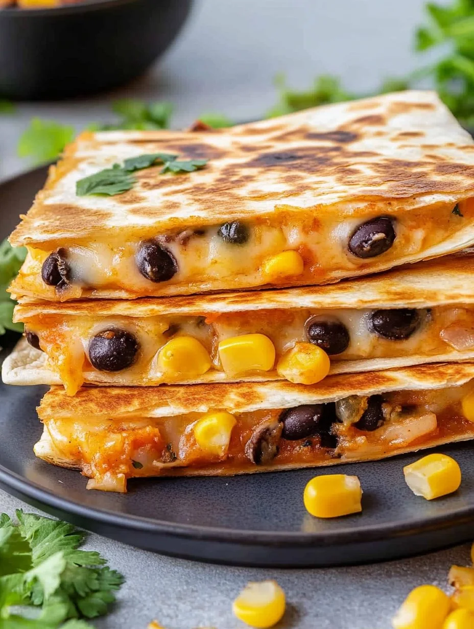 Black Bean and Cheese Quesadillas