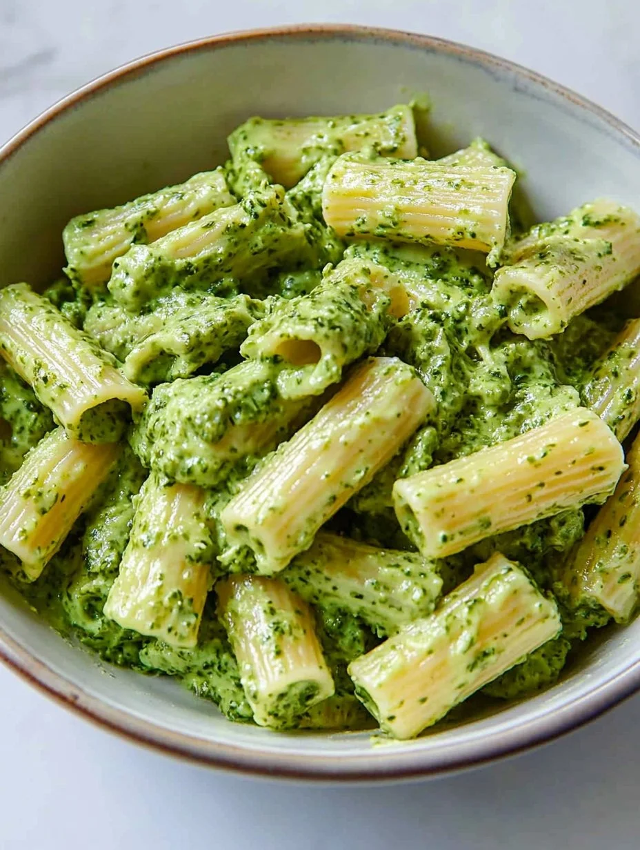 Vegan Avocado Pesto Pasta
