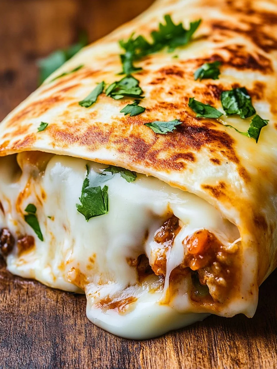 Cheesy Garlic Chicken Wraps