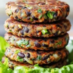 Chunky Portabella Veggie Burgers
