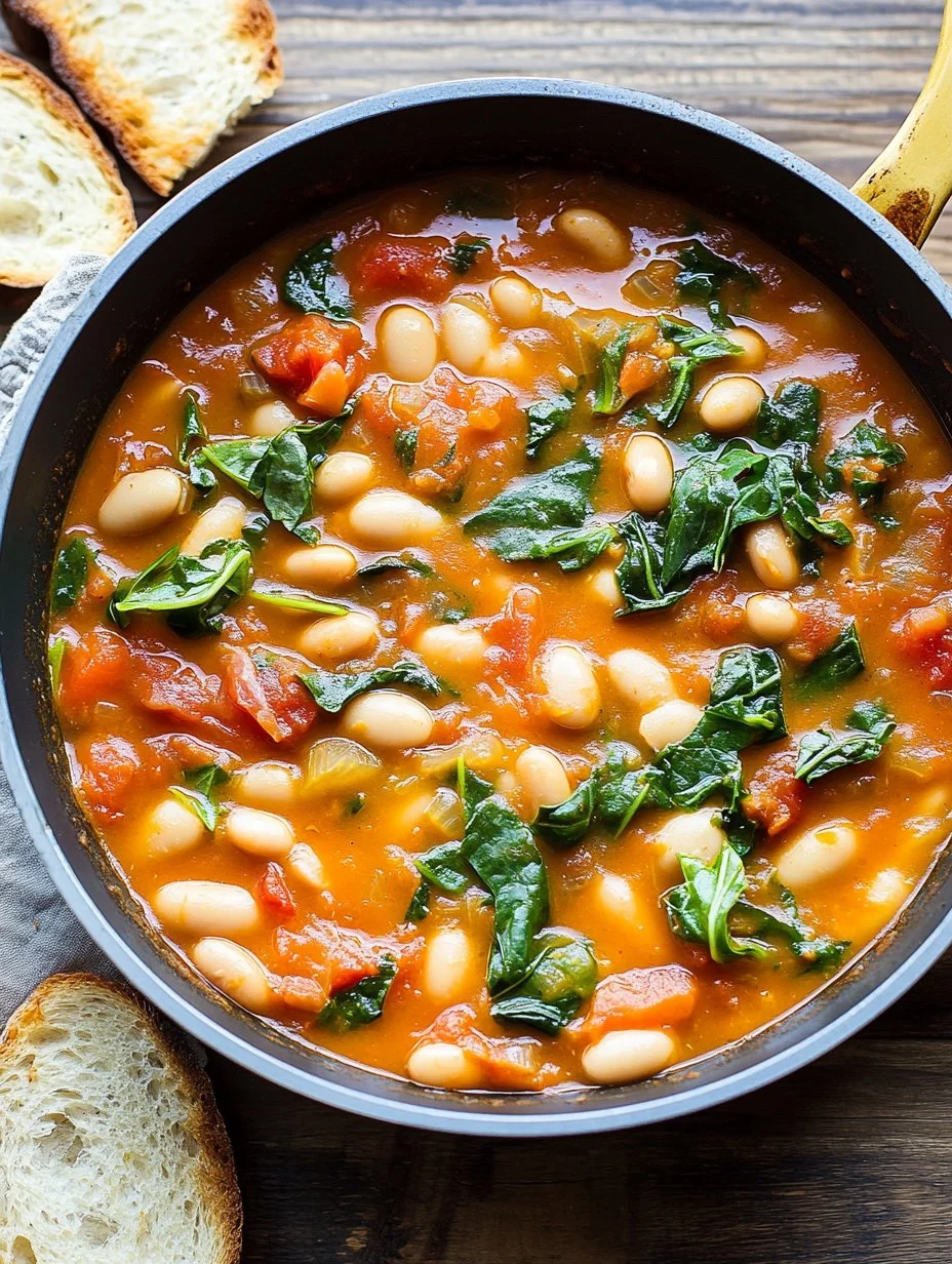 Creamy Tomato White Bean Stew