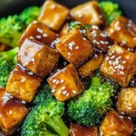 Crispy Honey Garlic Tofu