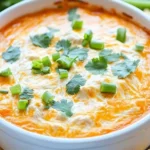 Crockpot Creamy Buffalo Chicken Dip