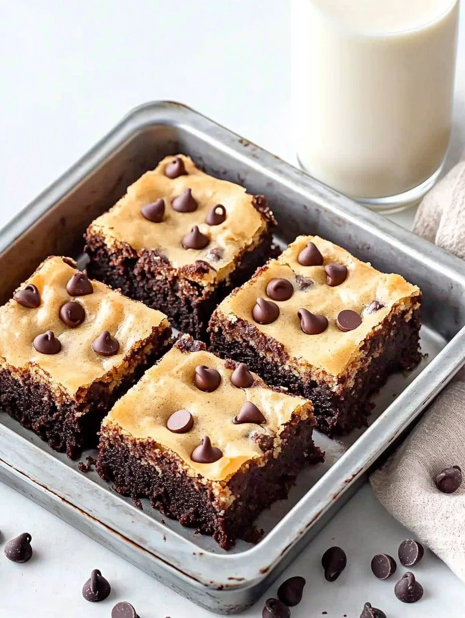 Double Layer Vegan Brookies - Alrightwithme