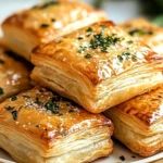 Herb and Cheese Stuffed Puff Pastry Bites