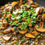 Lentil Mushroom Stroganoff