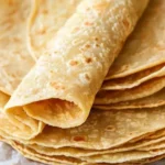 Soft Chickpea Flour Tortillas