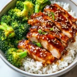 Sticky Chicken Bowls