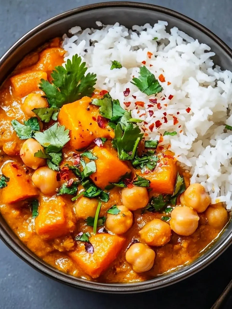 Sweet Potato and Chickpea Curry