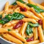 Tasty Spinach Tomato Pasta