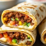 Vegan Cheeseburger Wraps