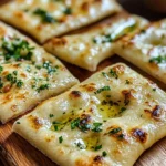 Air Fryer Garlic Flatbread