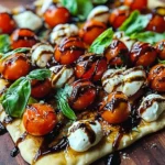 Bruschetta Flatbread Pizza Naan