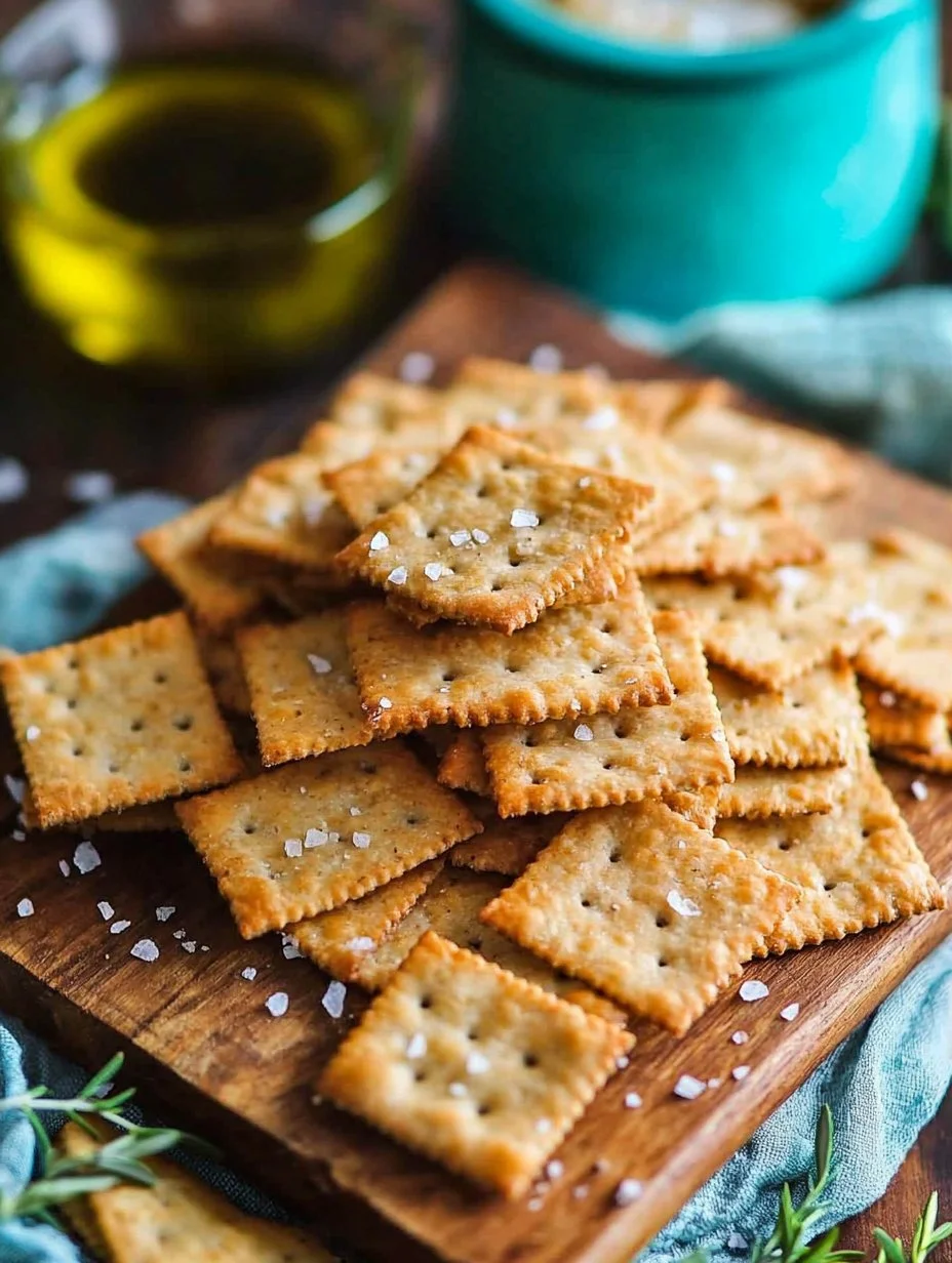 Crispy Sourdough Discard Crackers