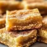 Easy Snickerdoodle Cookie Bars