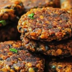 Maple & Lentil Vegan Sausage Patties