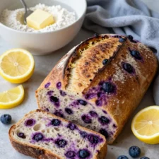 Lemon Blueberry Sourdough Bread