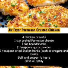 Air Fryer Parmesan Crusted Chicken