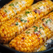 Cheesy Garlic Butter Corn on the Cob