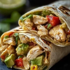 Chicken Avocado Ranch Burritos