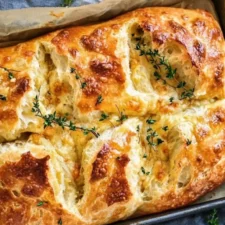 Gruyère & Thyme Italian Focaccia