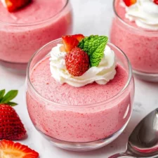 Strawberry Aquafaba Mousse